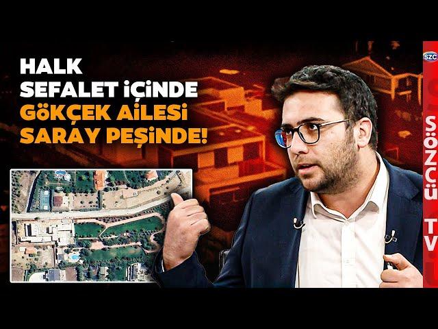 Önce Ankapark Şimdi de Saray! Gökçek Ailesi'nin Sarayının Görüntülerine Altan Sancar Ulaştı