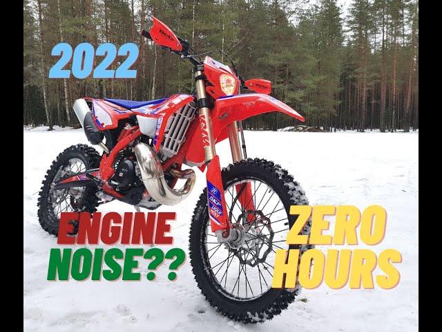 2022 Beta 300RR racing first look + engine noise check at zero hours