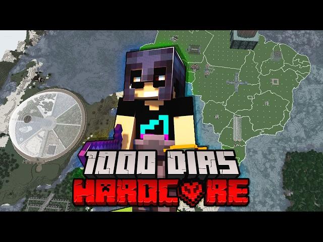 SOBREVIVI 1.000 DIAS NO MINECRAFT HARDCORE - O FILME COMPLETO