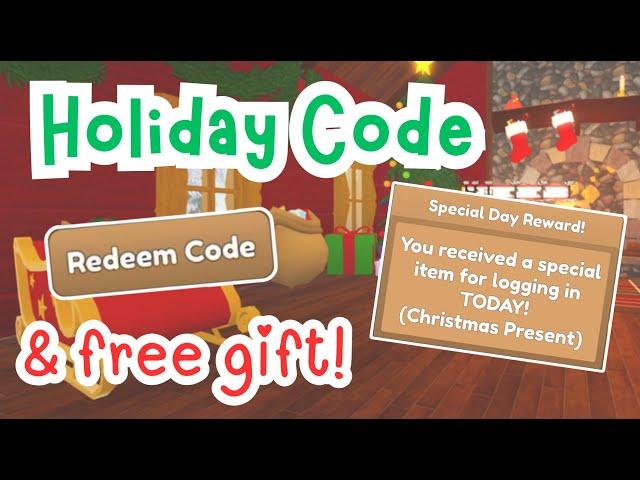 New Holiday REDEEM CODE + Free Christmas Present! | Wild Horse Islands