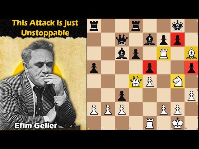 This Attack is just unstoppable | Geller vs Kogan 1946