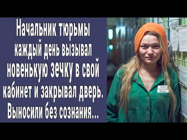 Начальник тюрьмы каждый день вызывал новенькую зечку в свой кабинет. Узнали для чего, побледнели