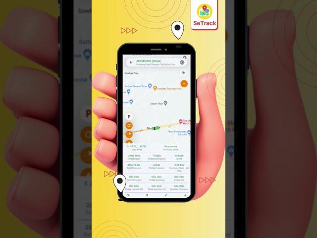 How to track vehicle in just 15 seconds from SeTrack. #gps #gpstracker #live #setrack #setrackgps