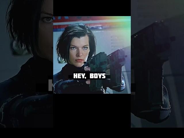 Alice Vs Axeman #shorts #residentevil