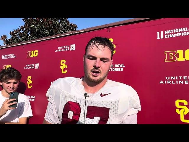 USC TE Lake McRee | Michigan week