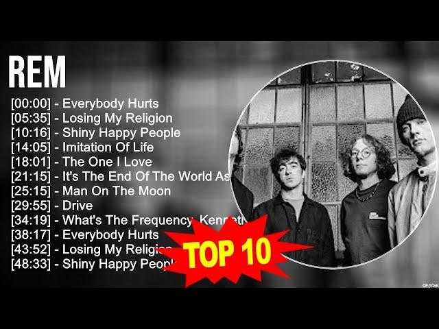 R E M 2023 MIX ~ Top 10 Best Songs ~ Greatest Hits ~ Full Album