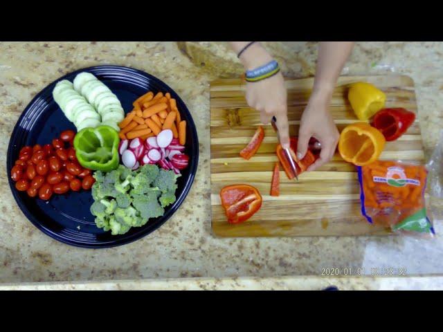 DIY Veggie Platter- Easy and Inexpensive!