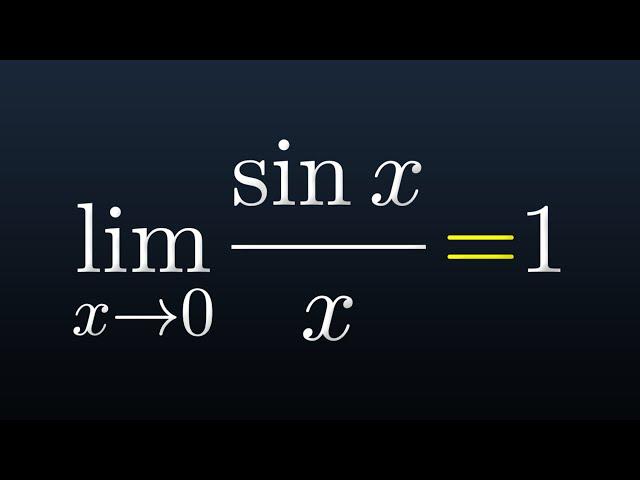 The Most Important Limit In Calculus