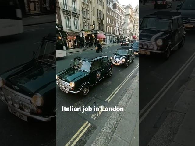 The New Italian Job Movie in London  With Michael Caine