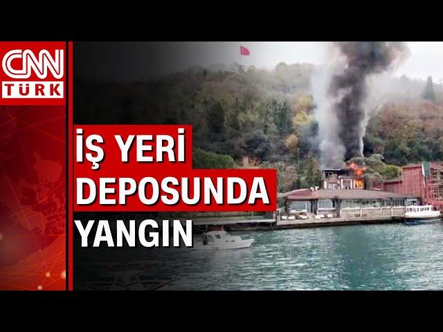 Beykoz Anadolu Hisarı’nda yangın!