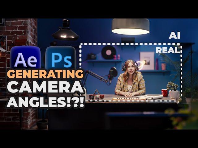 Generative Fill for Video | Creating a FAKE Camera Angle in Photoshop & After Effects