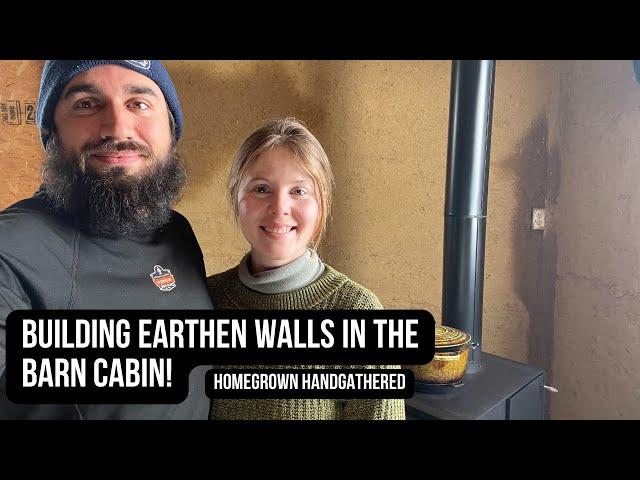 Building Earthen Walls for the Barn Cabin