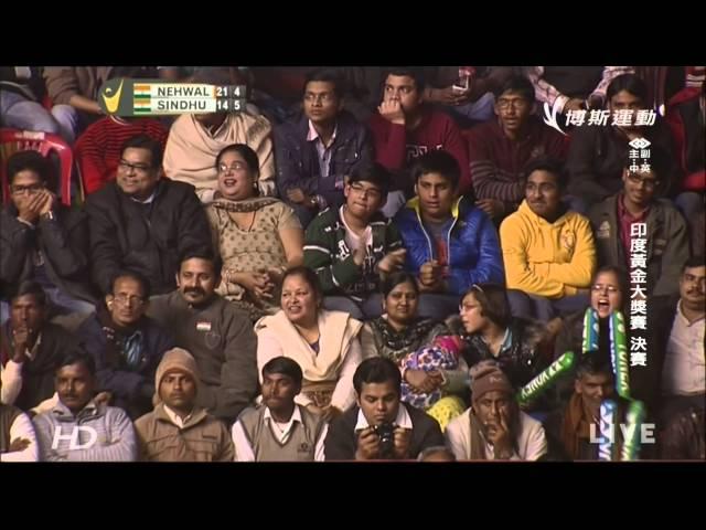2014India Grand Prix Gold Final WS Saina Nehwal[IND] vs Sindhu P. V. [IND]