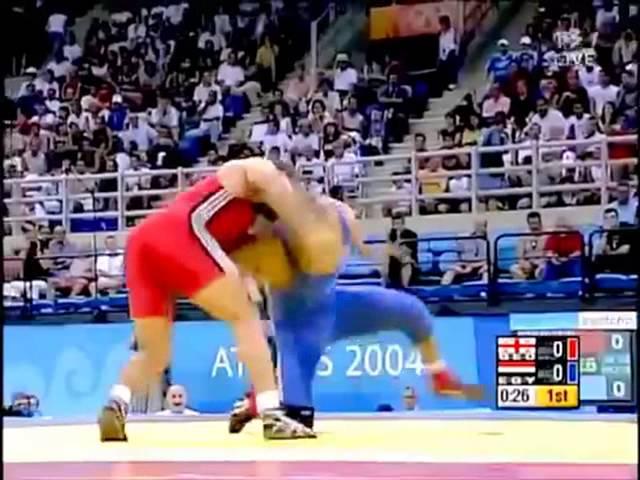 Karam Ibrahim Gaber EGY vs Nozadze Ramaz GEO   Athens 2004 Summer Olympic Games Best Final