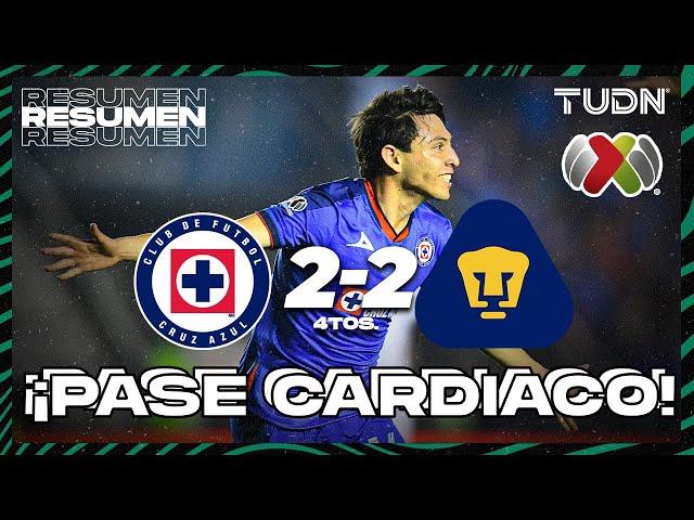 HIGHLIGHTS | Cruz Azul 2 (4)-(2) 2 Pumas | CL2024 - Liga Mx 4tos | TUDN