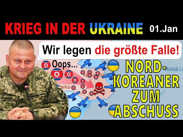 01.JANUAR: Geniale Falle - GRANATEN PRASSELN VON ALLEN SEITEN AUF DIE NORDKOREANER | Ukraine-Krieg