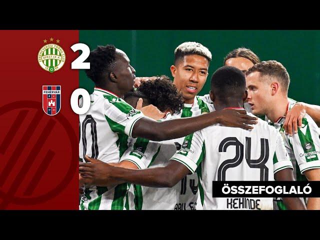 NB I: Ferencváros–Fehérvár 2–0 | összefoglaló