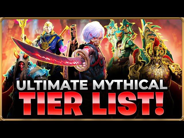 All The Mythical Champions RANKED!! Raid: Shadow Legends Tier List Ft. @KruYseN0193