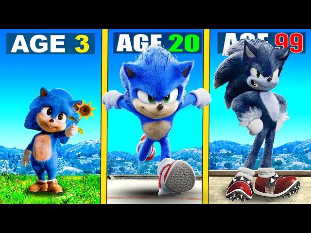 Surviving 99 YEARS As SONIC in GTA 5 (GTA 5 MODS)