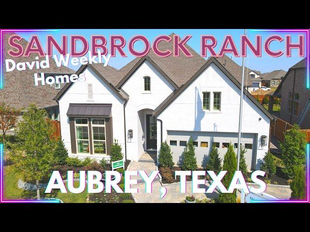 David Weekley Forreston Plan | Sandbrock Ranch Aubrey TX | Model Home Tours