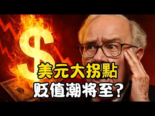 美元重挫10%！貶值潮將至？歷史重演！美元資產怎麽辦？普通人如何應對這場震撼風暴？投資者該如何抓住未來的財富機會？