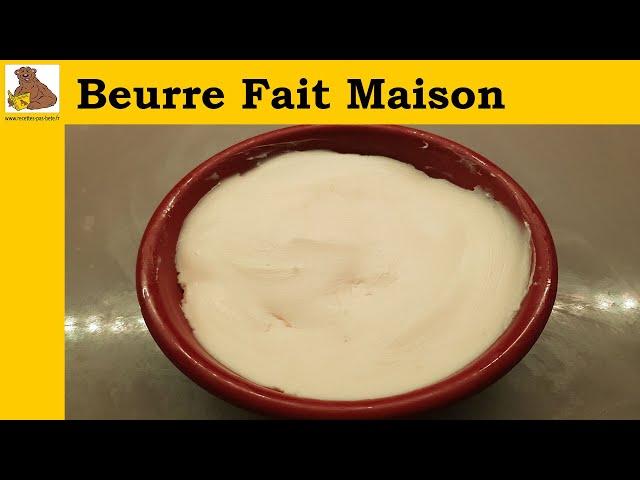 Beurre Fait Maison (recette rapide et facile)