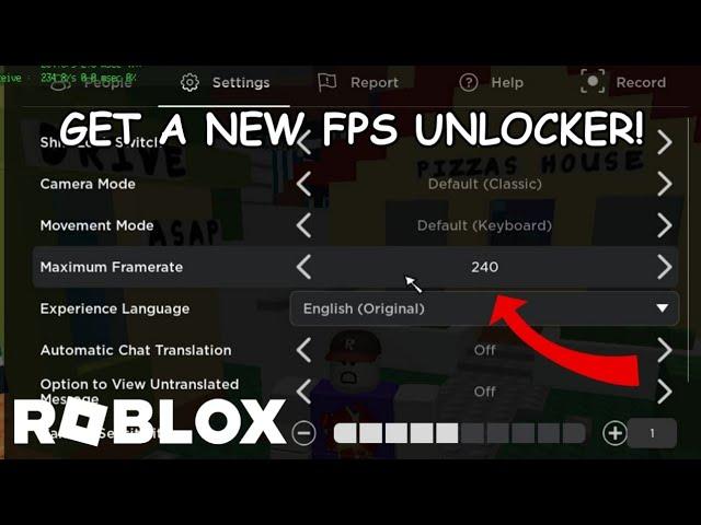 How To Get OFFICIAL FPS Unlocker on Roblox!