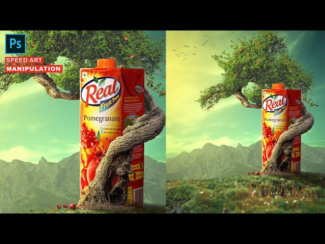 Product manipulation photoshop Tutorial || Creative desgin in photoshop || #photoshoptutorial #art