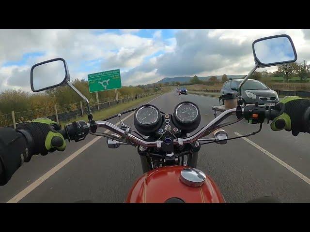 1980 Triumph Bonneville T140 Start Up & Test Ride