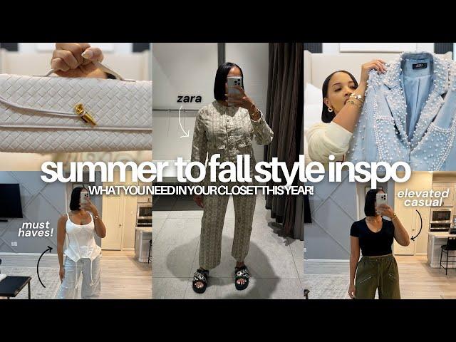 Style Haul: Summer to Fall Inspo | Must-Have Pieces, Affordable Transition Looks + Zara & More