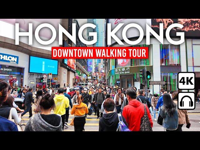 HONG KONG  Discover the Skyline in Asia's Most Expensive City | 4K Walking Tour 2024