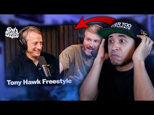 Harry Mack Freestyles for Tony Hawk on Flow State (Reaction)