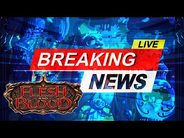 FaB 3.0 Announced HUGE NEWS and BANS  | Flesh and Blood TCG #FaBTCG on Youtube Live