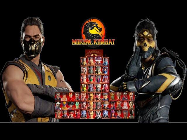 Mortal Kombat 9 - SCORPION NEW ERA MK1 & TAKEDA MK1 MOD - NEW Expert Arcade Ladder Gameplay