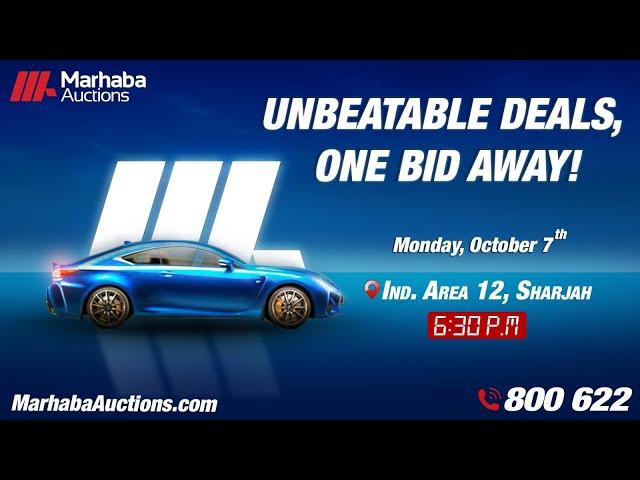 Marhaba Auctions - IA 12 - 07 October 2024