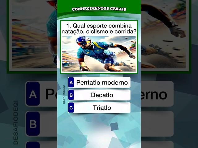 Desafio de QI sobre conhecimentos gerais