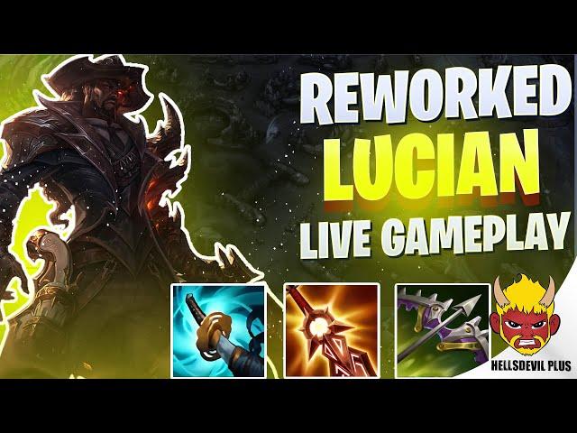 Reworked Lucian Is SO BROKEN!!! - Wild Rift HellsDevil Plus Gameplay