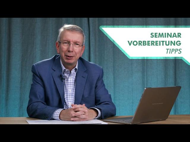 SEMINARVORBEREITUNG | TIPPS&TRICKS