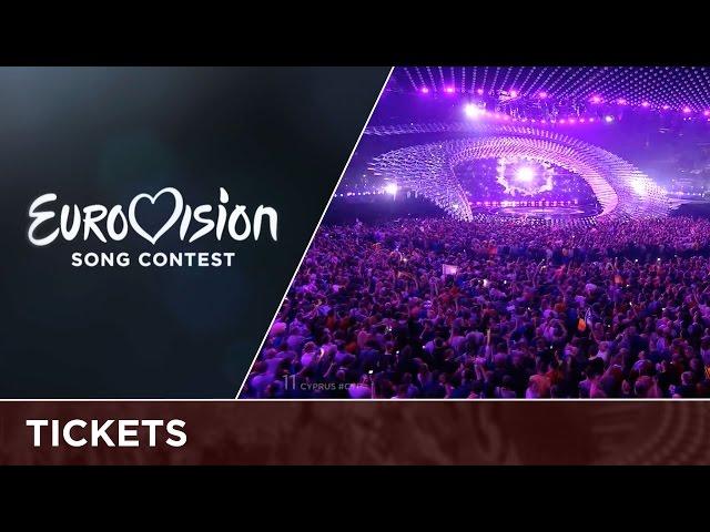 Get your tickets for the 2016 Eurovision Song Contest!