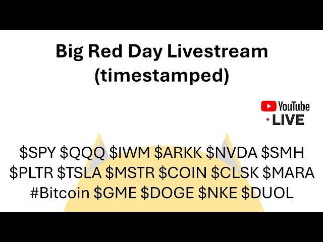 Big Red Day Livestream, now with TimeStamps!