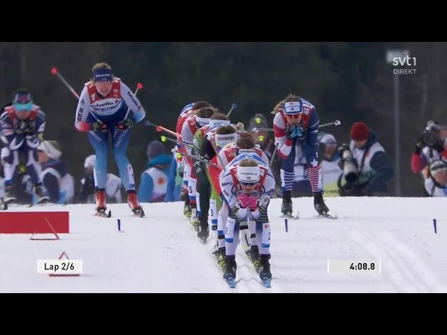 VM Seefeld 2019 - Längdåkning - Sprintstafett d+h