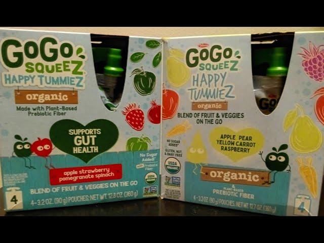 GoGo squeeZ® Happy tummieZ - Blend of Fruit & Veggies On The Go