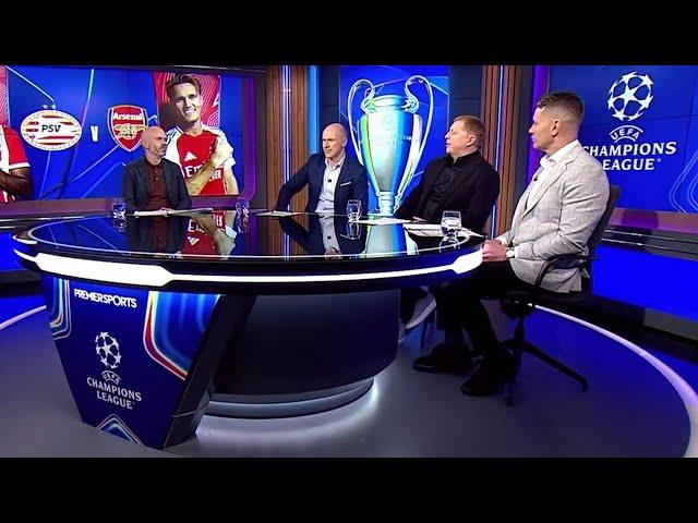 UCL PSV VS ARSENAL 1-7  ARTETA MASTERCLASS IN THRILLING WIN | PUNDITS CRAZY ANALYSIS & REACTIONS!