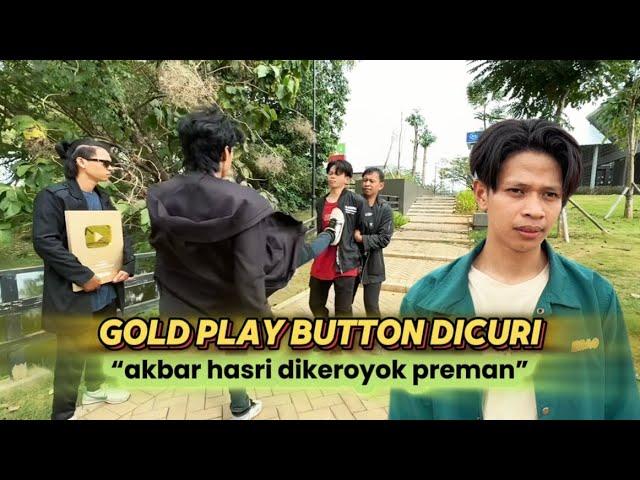 PERTARUNGAN EPIC PEREBUTAN GOLD PLAY BUTTON YANG DICURI | Akbar Hasri Vs 3 Preman