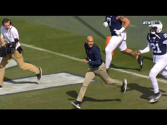 James Franklin (Keegan-Michael Key) Leads Penn State Out of Tunnel | Big Ten Football