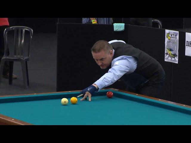 Frederic Caudron Vs Eddy Leppens One Cushion Carom Billiards