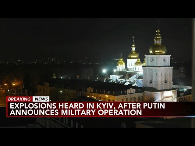 BREAKING NEWS: Russian President Vladimir Putin announces military operation in Ukraine