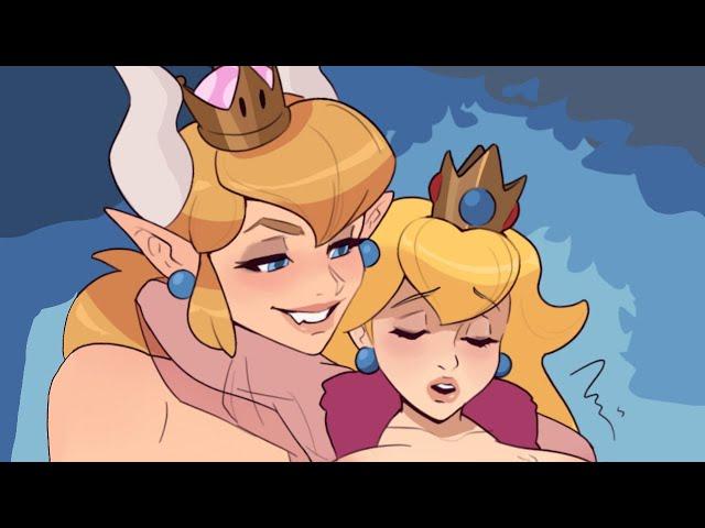 Bowsette takes Peach for a "ride" - Animated Comic Dub