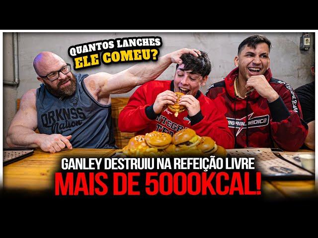 GANLEY COMEU 5.000KCAL DE HAMBÚRGUER!! | *refeição livre*