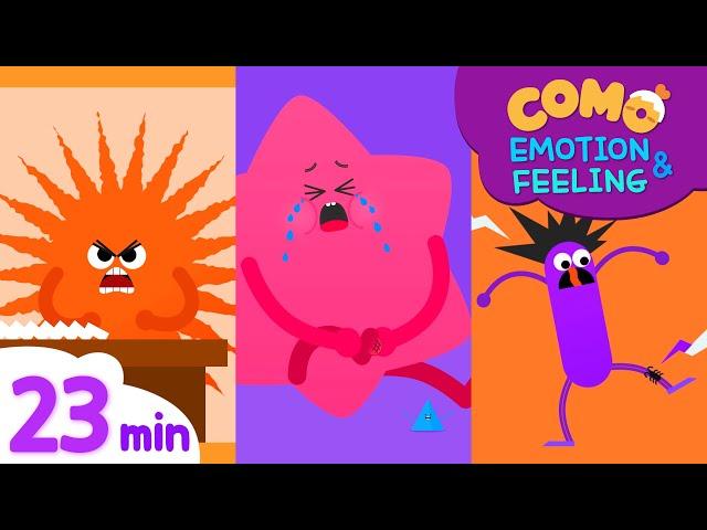 Emotion & Feeling with Como | Learn emotion 23min | Cartoon video for kids | Como Kids TV